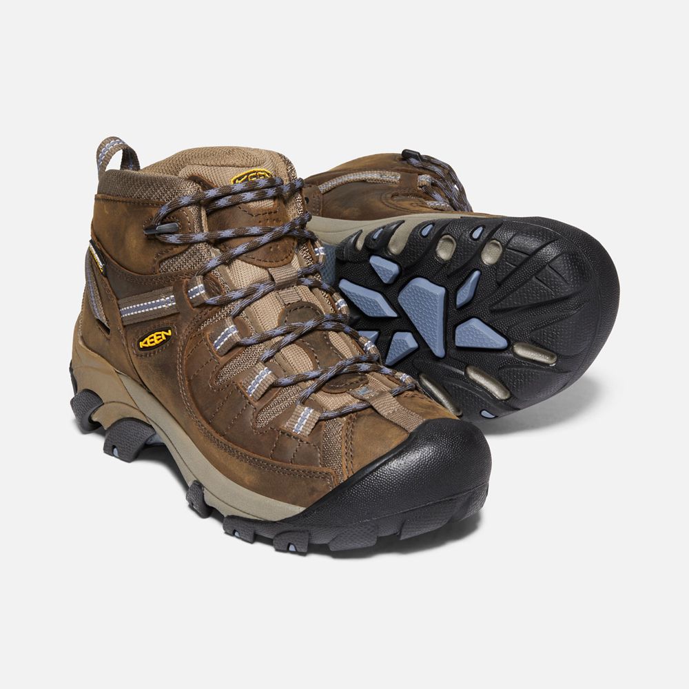 Keen Outdoor Bot Kadın Kahverengi - Targhee Ii Waterproof Mid - Türkiye OKEM26138